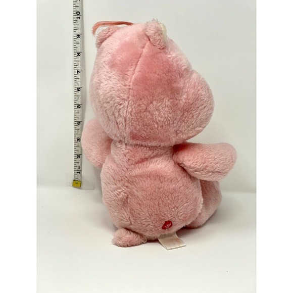 CARE BEAR Vintage 1983 Kenner Plush Love A Lot Bear‎ Pink 13" Stuffed Animal Toy - Picture 2 of 3